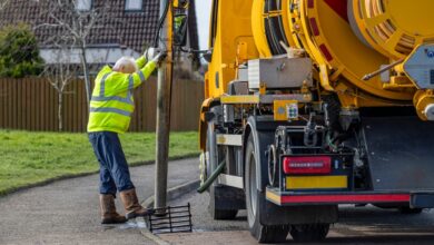 فتح مجاري الصرف الصحي