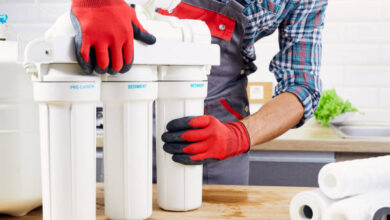 تركيب فلتر ٣ مراحل