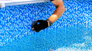 تركيب فلتر حوض السباحة